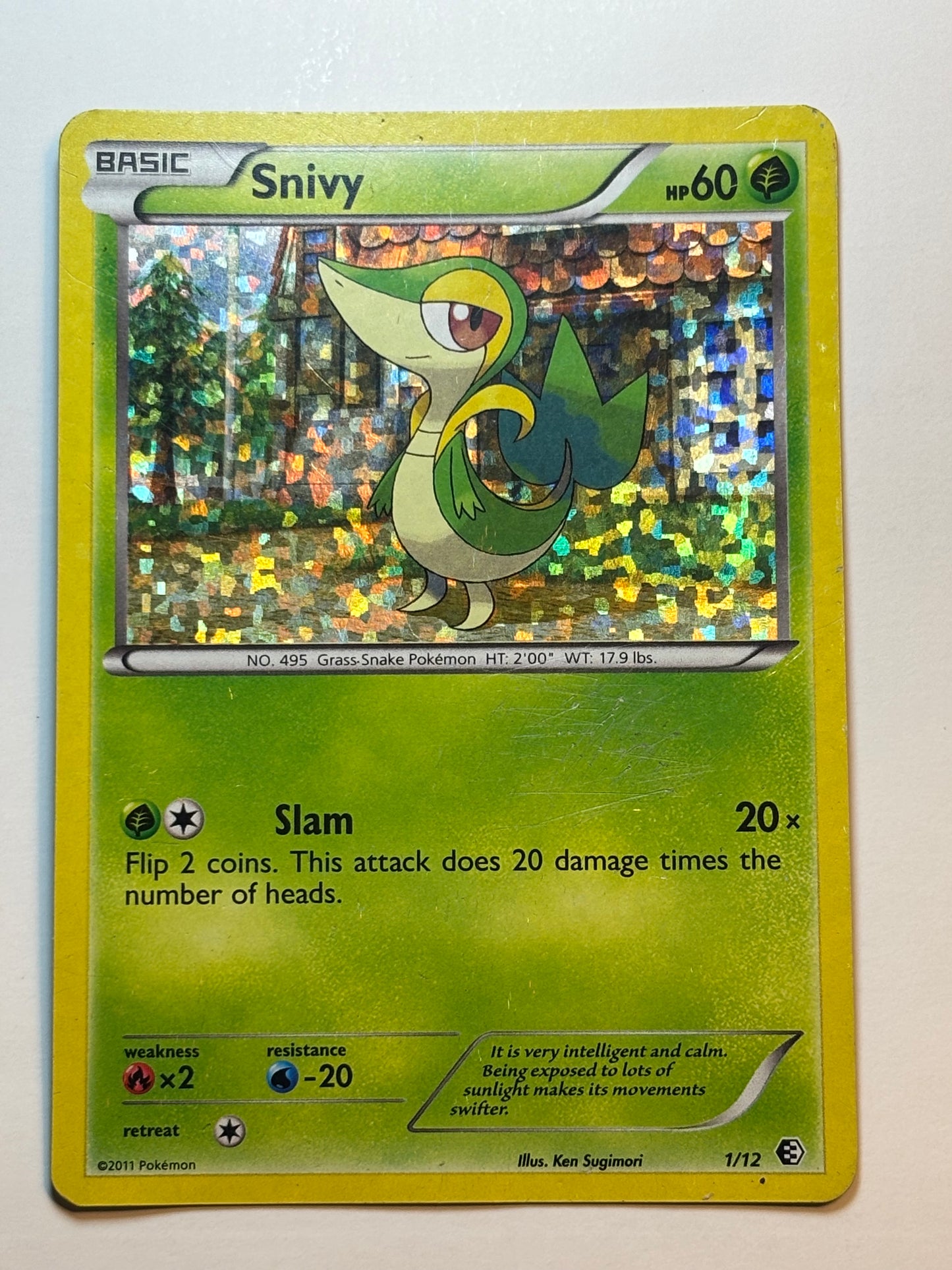 Snivy 1/12 McDonald’s promo Heavily played
