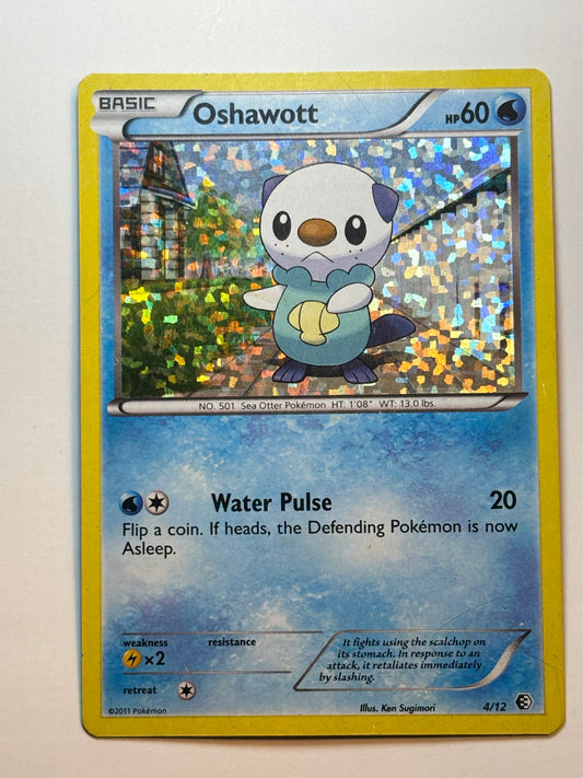 Oshawott 4/12 McDonald’s 2011 promo Very Heavily Played