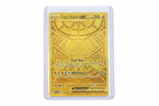 Mega Zygarde ex 124/088 Gold Secret Rare - cropped product photo